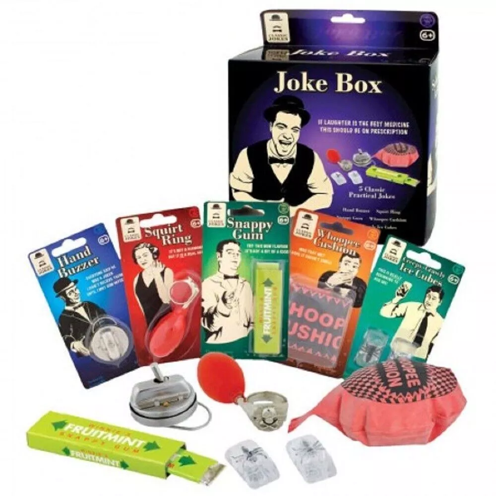 TOBAR JOKE BOX 10250 FUNNY LAUGH SURPRISE NOISE GAG TOY NOVELTY SNAP NOISE