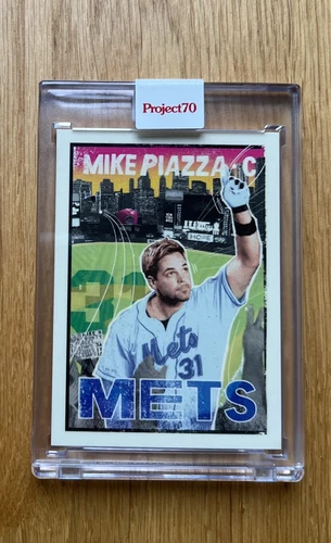 2021 TOPPS PROJECT 70 #638 MIKE PIAZZA By Nico NEW YORK METS