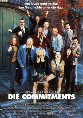 Poster, Filmplakat, DIE COMMITMENTS, von Alan Parker, Soul-Band aus Irland 1991