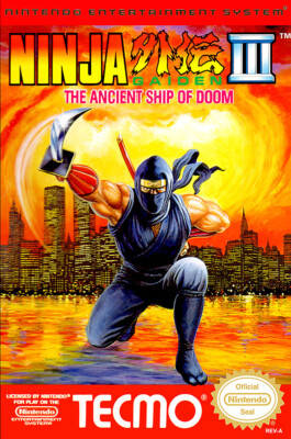Ninja Gaiden III Nintendo NES BOX ART II III Premium POSTER MADE