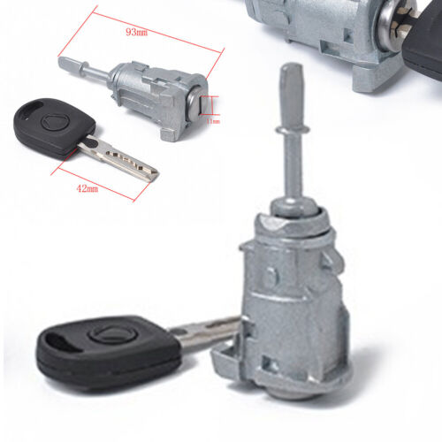 Door Lock Cylinder Repair Kit 2 Keys for Volkswagen Golf Jetta 97-05 Front Left - Imagen 1 de 9