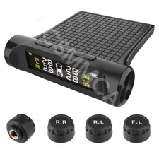 TPMS LCD Car 4 Tires Pressure Temp Real Time Monitoring System W/External Sensor
