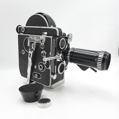 A CASED PAILLARD BOLEX H16 REFLEX 16MM CAMERA, serial no 234861, rubber eye cup has deteriorated, mo
