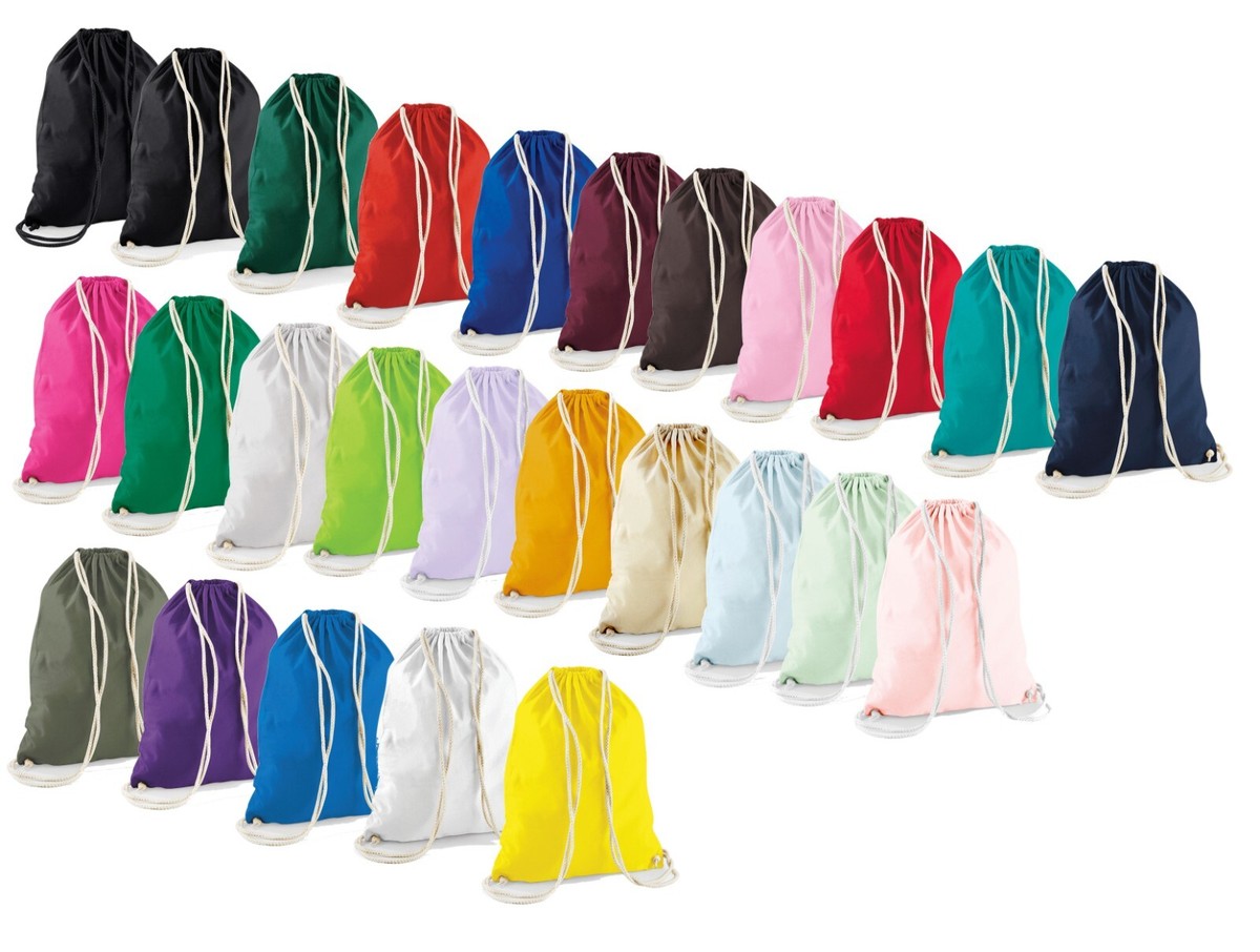 Westford Mill Algodón Cordón Bolsa Gimnasio Pe Zapato Baile Mochila Natación