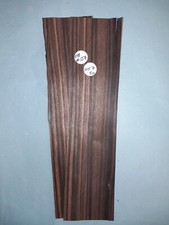 2 CONSECUTIVE SHEETS OF MACASSAR EBONY VENEER MARQUETRY GUITAR WOODWORKING EB127