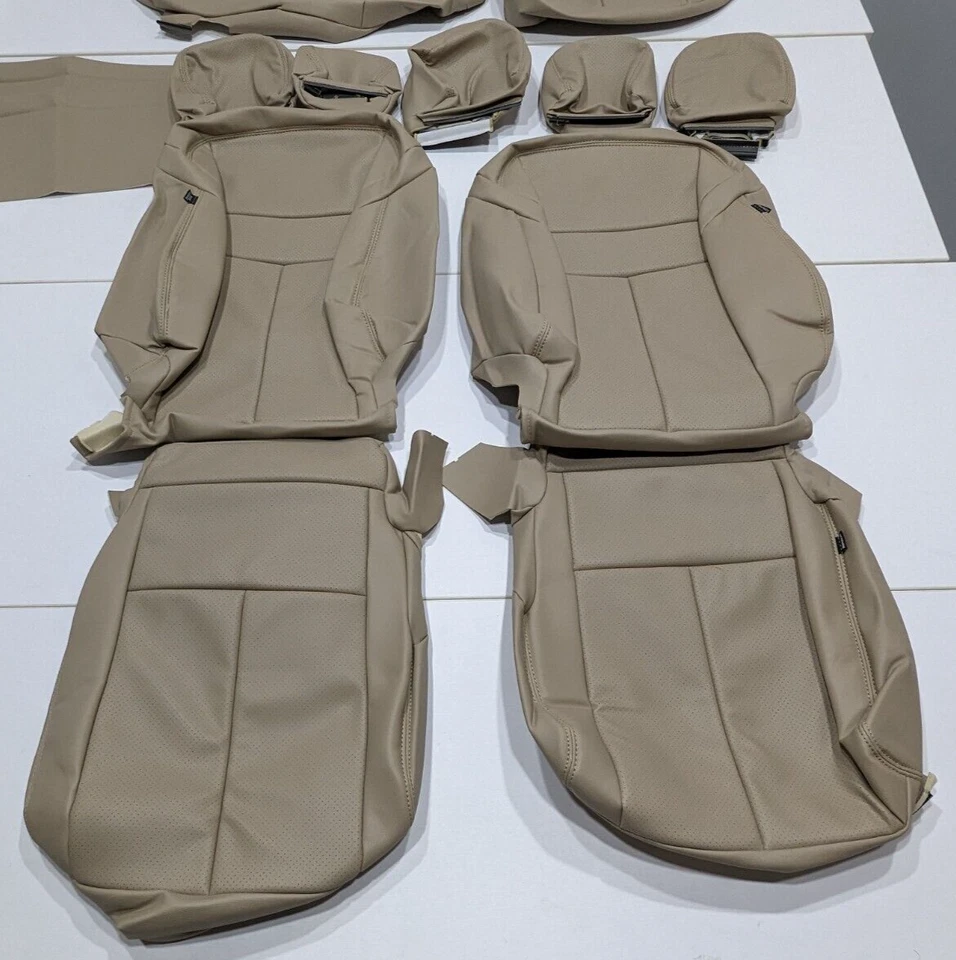 Fundas de asiento de cuero galleta para Nissan Murano S SV 2015-2017 LR118 Foto 2 de 4