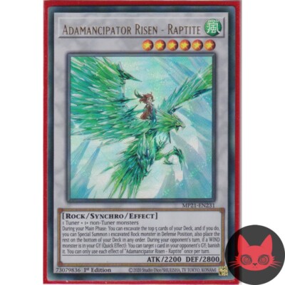 Yugioh Adamanzipator Auferstanden - Entrückung MP21-DE231 Ultra Rare 1. Auflage NM