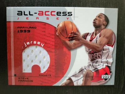 Steve Francis 2002-03 Upper Deck All Access Jersey A-SF