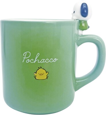 (SANRIO) Pochacco Mug with Pochacco Figure, Approx. 260ml, SAN4211-5