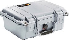 Pelican 1400NF Case without Foam Silver 
