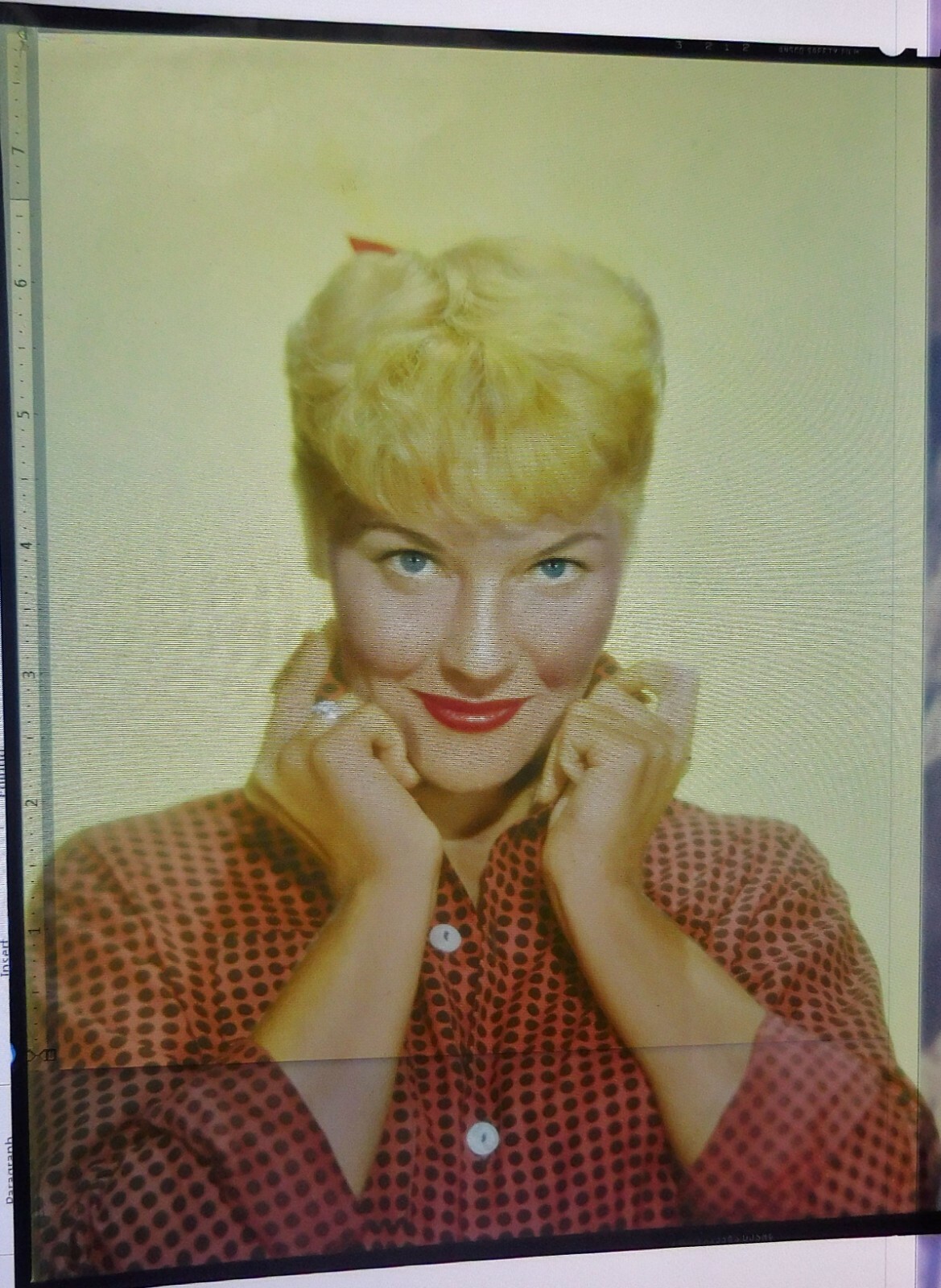 Pretty Blonde Actress Dorothy Provine 8x10 Color Negative Ebay