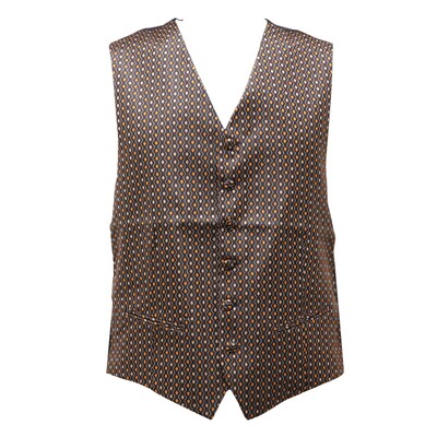 7455AL gilet uomo NO BRAND man silk waistcoat
