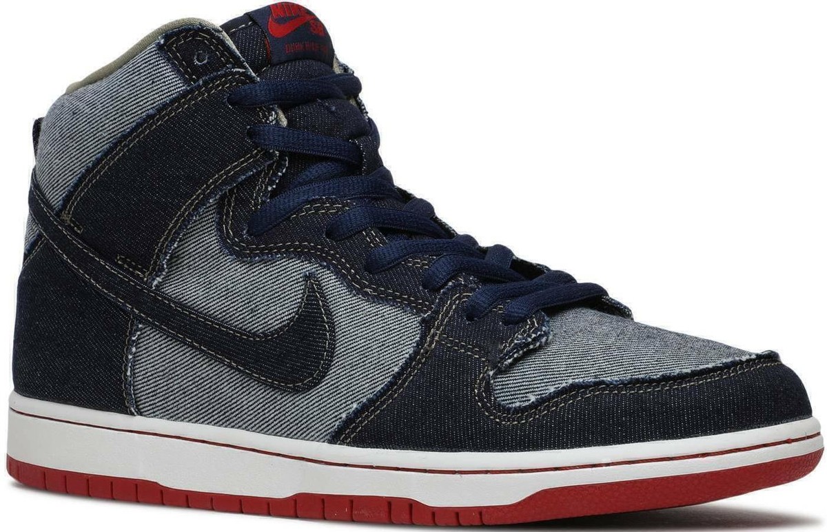 Nike Reese Forbes x SB Dunk High Denim for Sale | Authenticity
