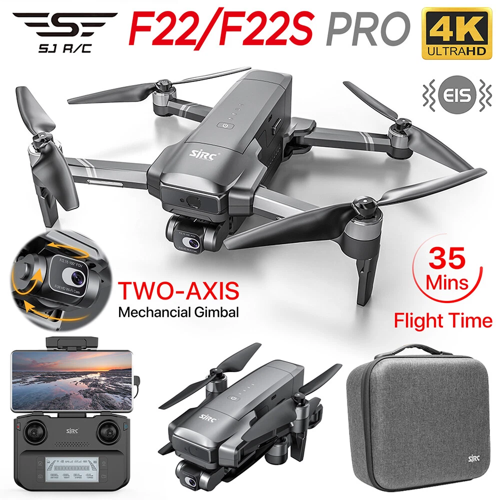 SJRC F22S/F22 PRO GPS 4K Camera Drone Obstacle Avoidance Foldable Quadcopter