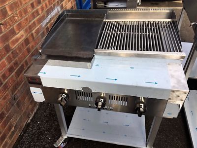 Burner Gas Charcoal Grill BBQ Grill Heavy Duty For Commercial Use  SS330HPG UK
