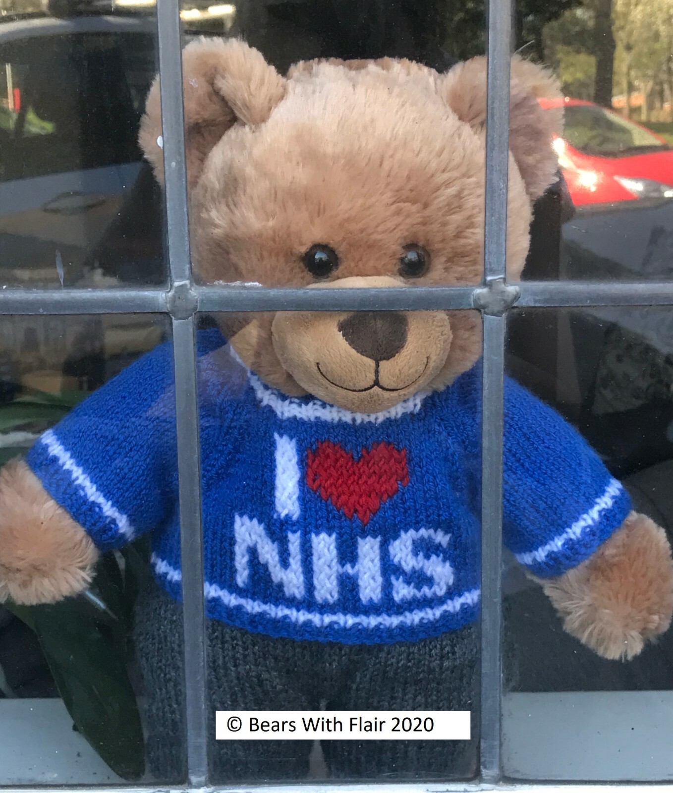 KNITTING PATTERN I love NHS jumper fits Build A Bears teddies for NHS