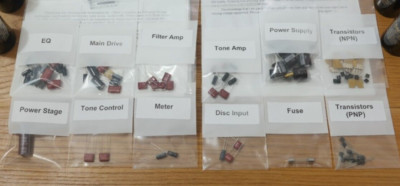 Accuphase E202 Amplifier restoration repair filter capacitor upgrade kit