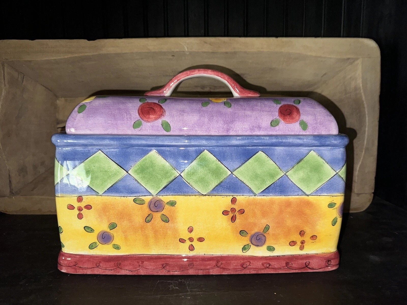 The Sweet Shoppe by Sango Large Lidded Bread Box Sue Zipkin
