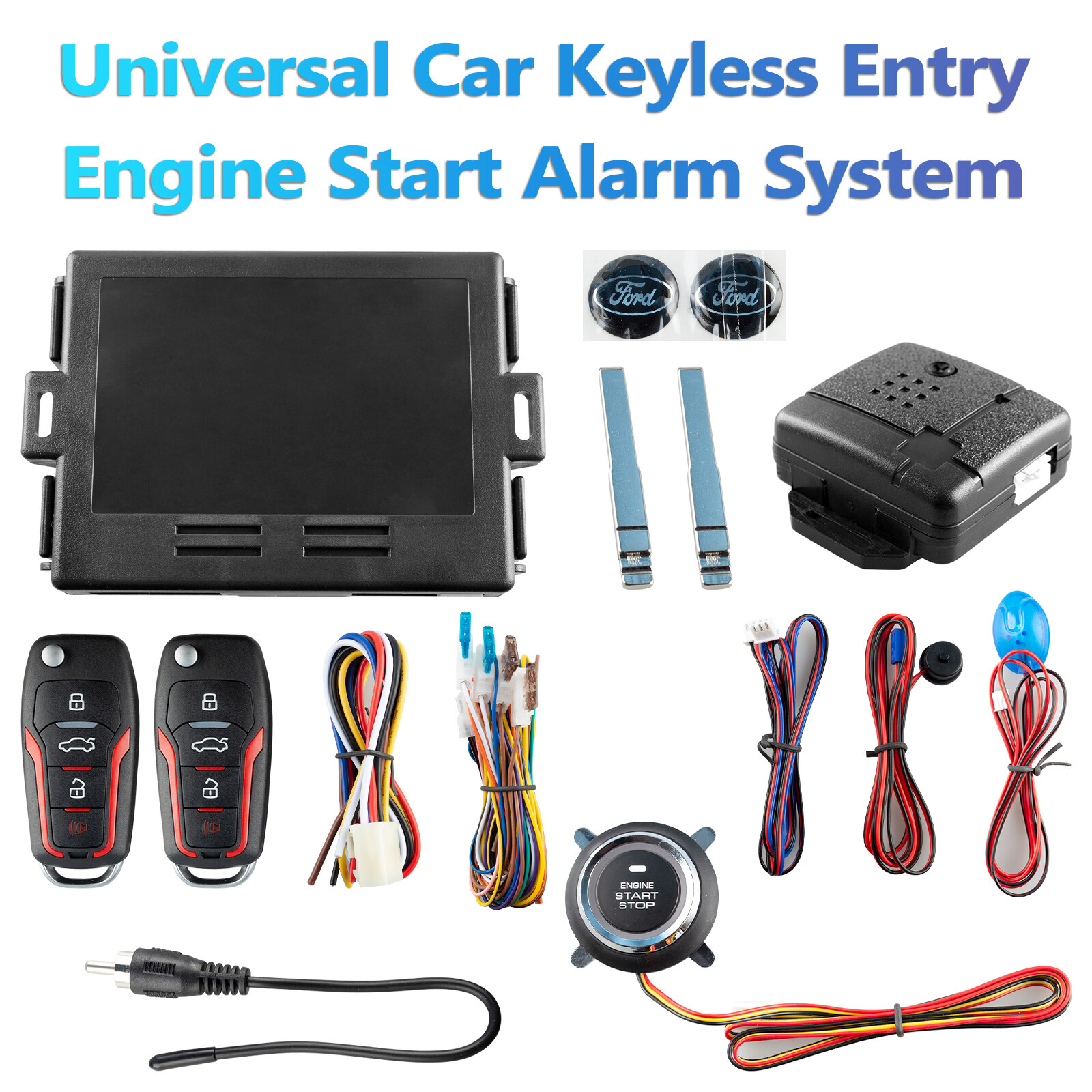 Key Keyless Entry Push Button Remote Kit