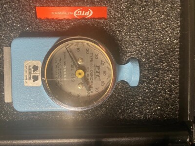 Slightly Used PTC INSTRUMENTS Model 412 ASTM D2240 Ergo Analog Durometer 
