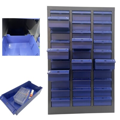 Storage Cabinet 30 Drawers Thick Iron Tool Parts Cabinet Factory Screw Cabinet