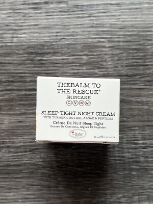 The Balm SLEEP TIGHT NIGHT CREAM PEPTIDES + TURMERIC BUTTER  - NIB!