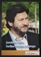 0402 Joachim Zeller Politik Autogrammkarte