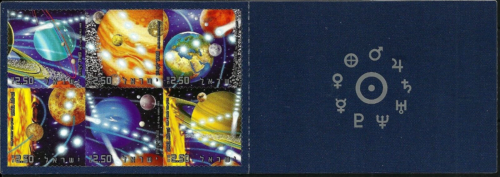 ISRAEL 2007 Stamp Booklet SPACE - THE SOLAR SYSTEM PLANETS & STARS MNH XF - Afbeelding 1 van 2
