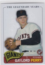 2005 Topps Pristine Legends Gaylord Perry #31 HOF - San Francisco Giants