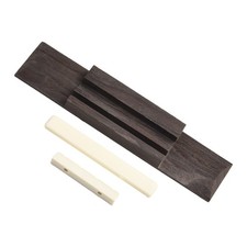 Br��cke & Mutter & Sattel Geschlitzt F��r Gitarren-Ukulele-Teile Palisander