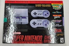 Super Nintendo SNES Classic Edition Mini Console USED