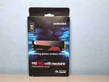 Samsung 990 Pro with Heatsink 4TB PCIe 4.0 NVMe M.2 SSD New  Sealed