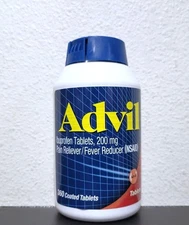 Advil Ibuprofen 200mg 360 Tablets Pain Reliever/Fever Reducer **(FREE SHIPPING)*
