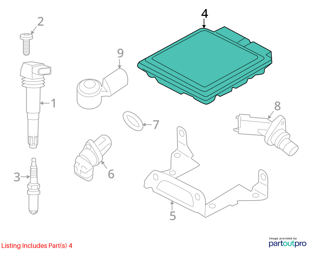 Porsche 911 GT3 2018-2019 Electronic control unit