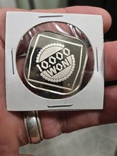 WORLDS GREAT CASINOS, CONTINENTAL, 10 000 WONS STERLING 0,925 PROOF. Origine. 200$ !