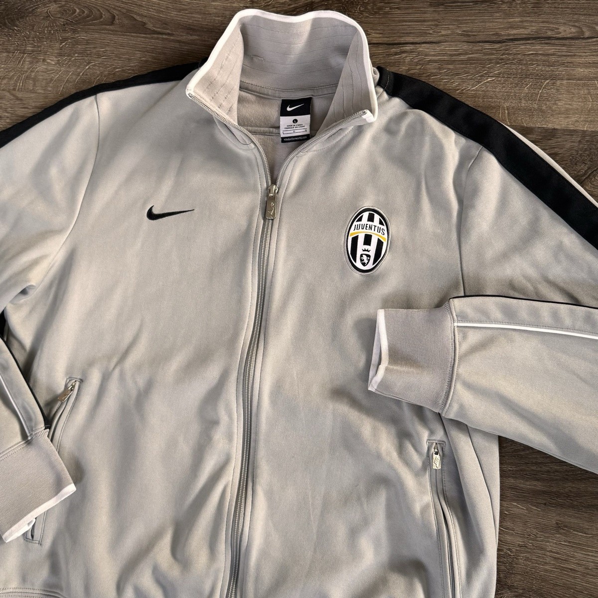 Nike Juventus FC N98 Men's Track Jacket Matte Silver Black White