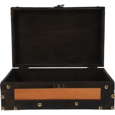  Scatole Decorative Cassapanca in Legno Porta Di Gioielli Vintage