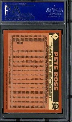 1986 OPC O-Pee-Chee #1 Pete Rose - PSA 10 | eBay