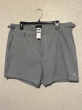 Todd Snyder Men  s Riviera Swim Short Size 38 NWT 248 TS Logo