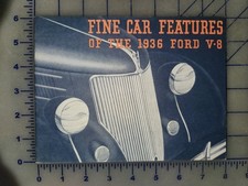 1936 Ford Cars Brochure