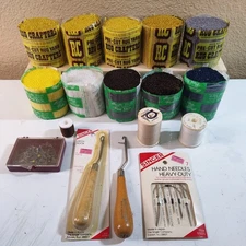 Latch Hook Rug Yarn. Rug Crafters. Bucilla. Plus Extras!