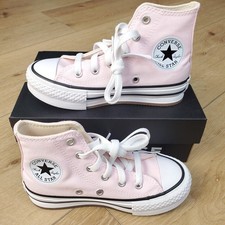 CONVERSE All Star Hi Sneakers Girls Size 12 Platform CTAS Pink School Easter NEW