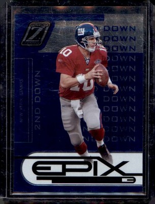 2005 Donruss Zenith #E-13 Eli Manning Epix Blue 2nd Down #/400