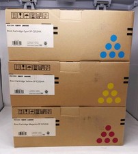 407654 Cyan 407655 Magenta 407656 Yellow Ricoh Print Cartridge Set SP C252HA