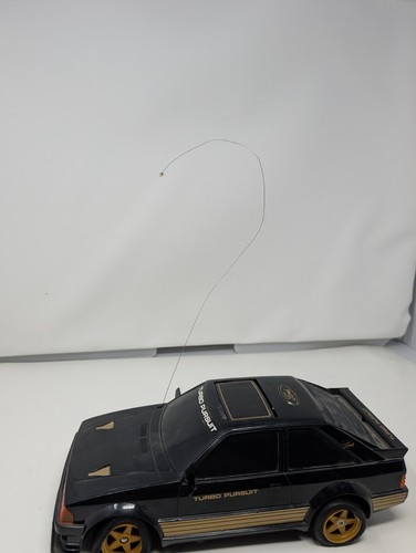 Nikko America Turbo Pursuit Ford Escort Undercover Police RC Car 1985 Needs Fix - Picture 2 of 13
