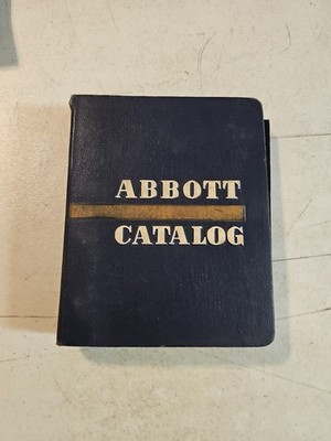 Vintage 1973 Abbott Laboratories Pharmaceutical Products Catalog In Binder