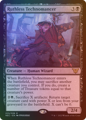 Ruthless Technomancer - NEC #35 | FOIL | NM | MTG