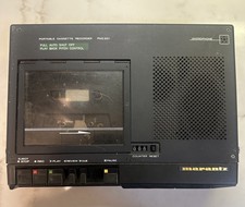 Vintage Marantz PMD201 Portable Cassette Recorder Player Buttons Work See Below
