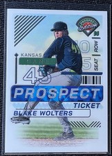 2025 Prospect Edition - Blake Wolters #82 Prospect Game Ticket Royals
