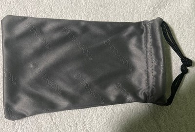 Dragon Alliance Gray Pouch Glasses Sunglasses Case Semi